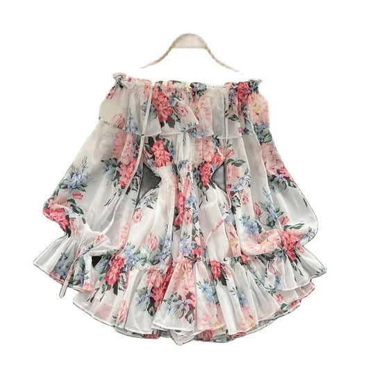 Summer Chic Floral Off-Shoulder Jumpsuit