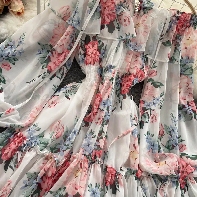 Summer Chic Floral Off-Shoulder Jumpsuit