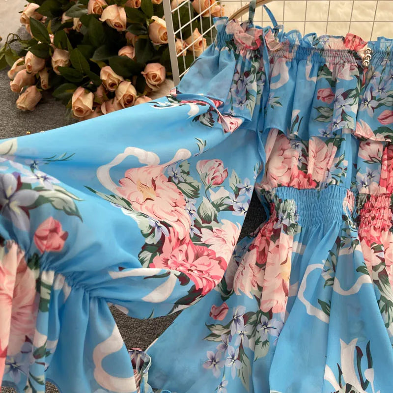 Summer Chic Floral Off-Shoulder Jumpsuit