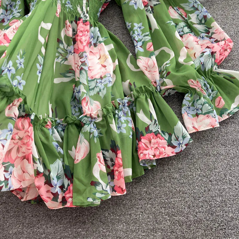Summer Chic Floral Off-Shoulder Jumpsuit