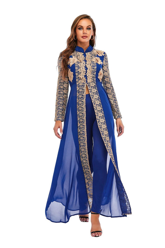 Dubai Abaya Muslim Dress Set