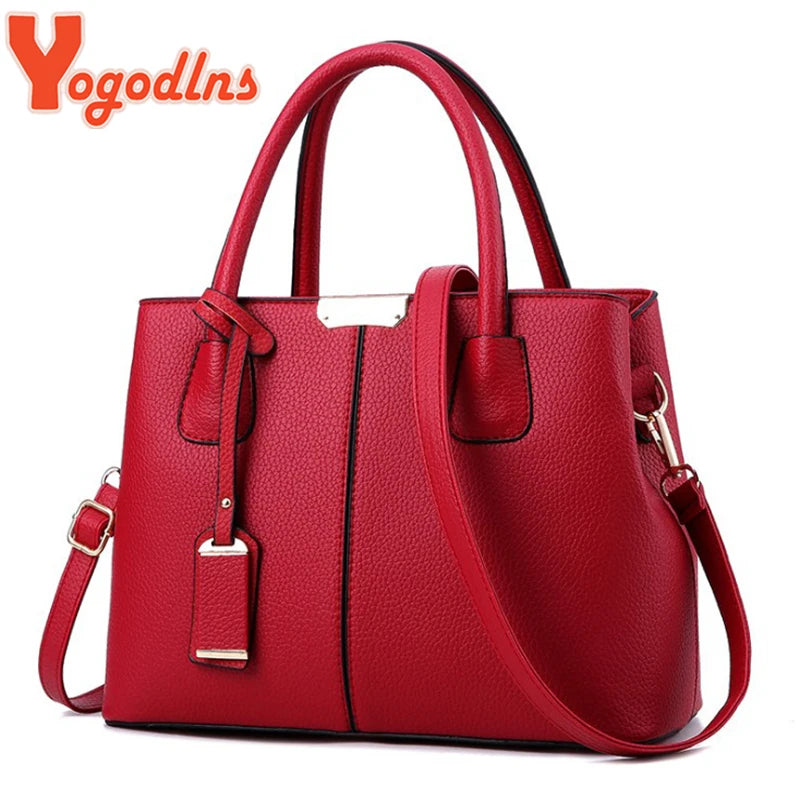 Luxury Designer-Inspired Women’s Leather Handbag