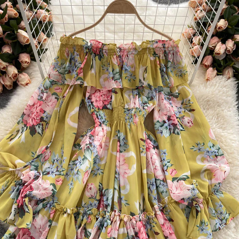 Summer Chic Floral Off-Shoulder Jumpsuit