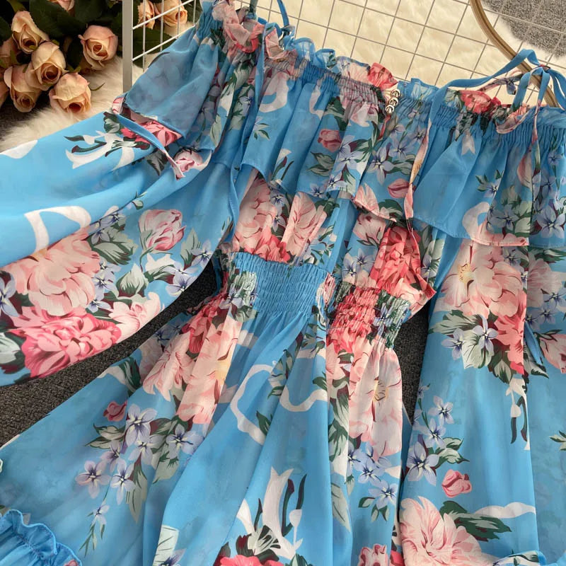 Summer Chic Floral Off-Shoulder Jumpsuit