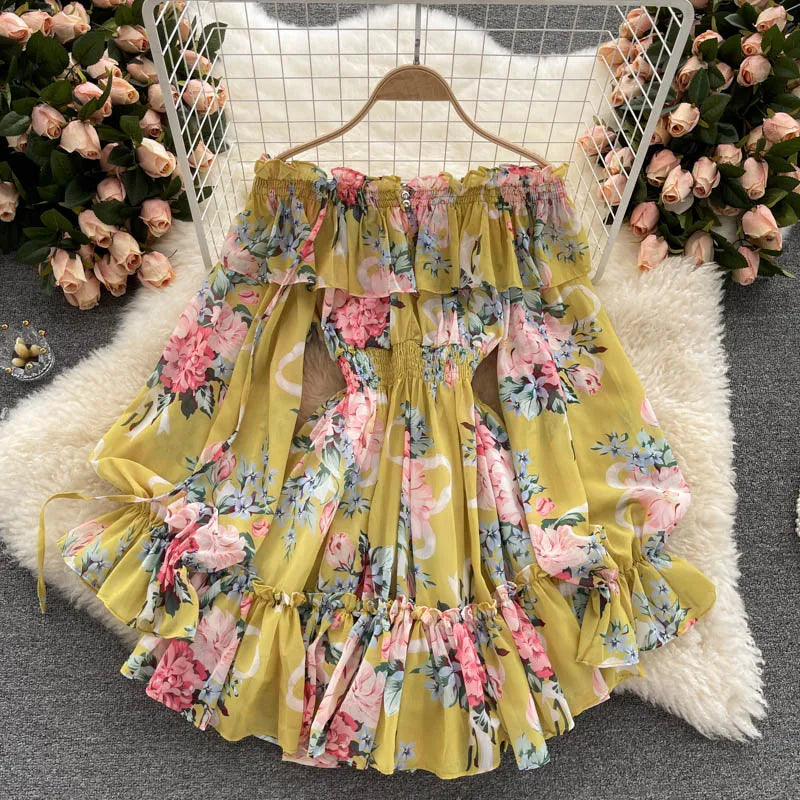 Summer Chic Floral Off-Shoulder Jumpsuit