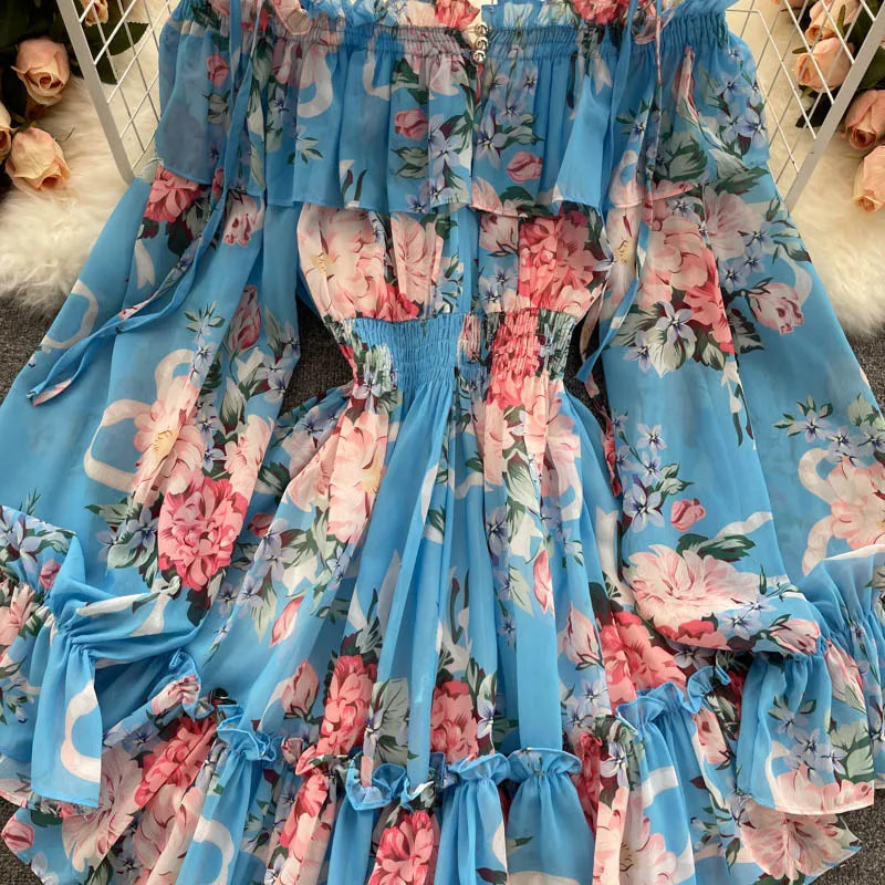 Summer Chic Floral Off-Shoulder Jumpsuit