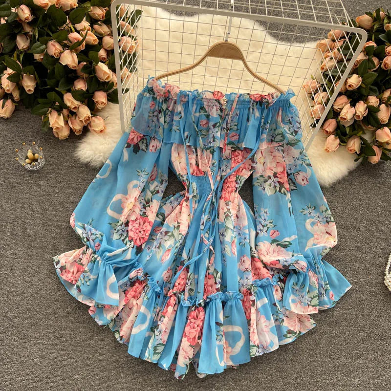 Summer Chic Floral Off-Shoulder Jumpsuit