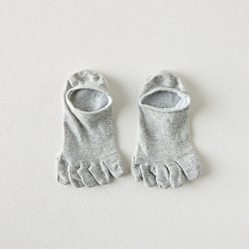Men’s Breathable Cotton Toe Socks