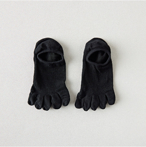 Men’s Breathable Cotton Toe Socks