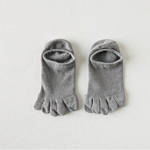 Men’s Breathable Cotton Toe Socks