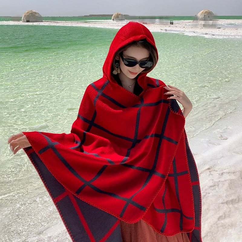 Bohemia Shawl Exotic Cloak – Female Xinjiang Tourism Grassland Travel Wear