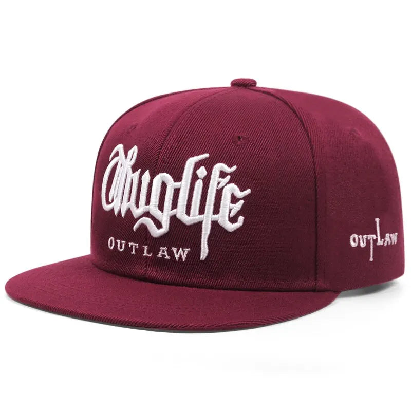 "1 Pcs Fashion Fastball CAP Thug life Embroidery Hip hop Baseball Cap Snapback