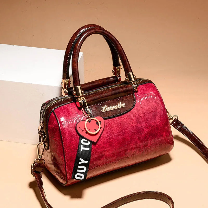Luxury Crocodile Pattern Women’s Handbag