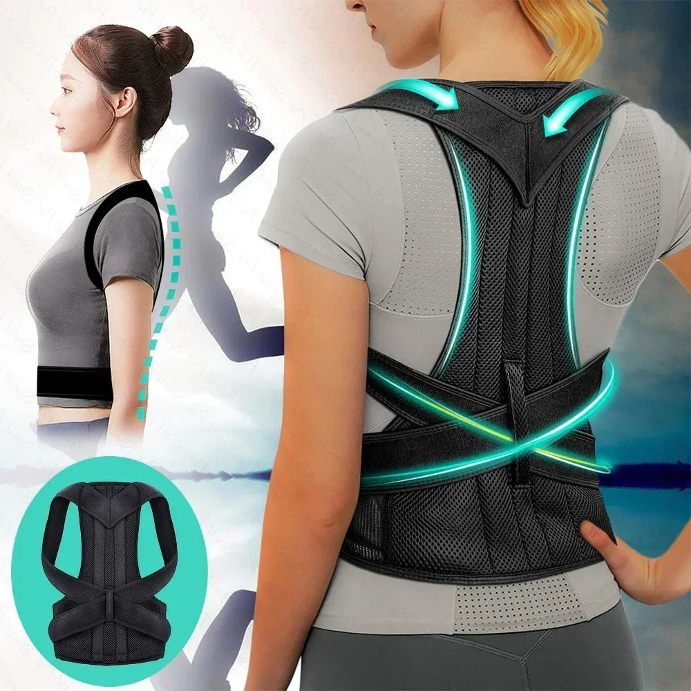 Reinforced Belt Lumbar Posture Corrector Vest