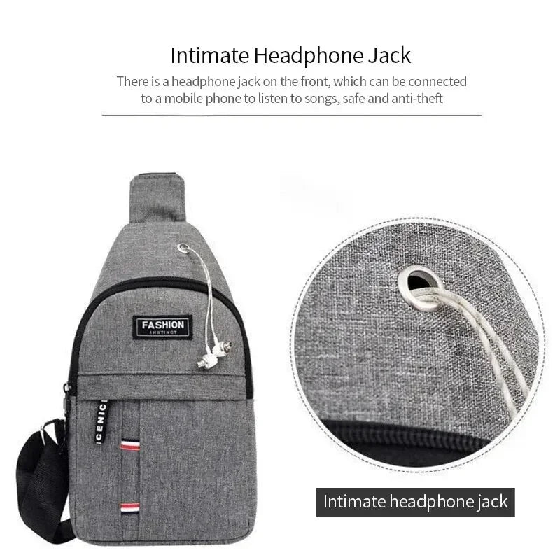 Men’s Waterproof Hip Pack – Large Capacity & Adjustable Strap