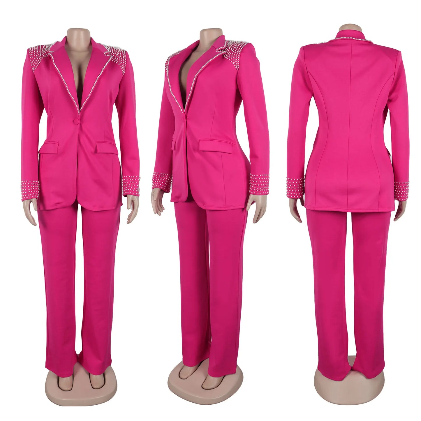 Pant Set Women Two-Piece Matching Outfit
