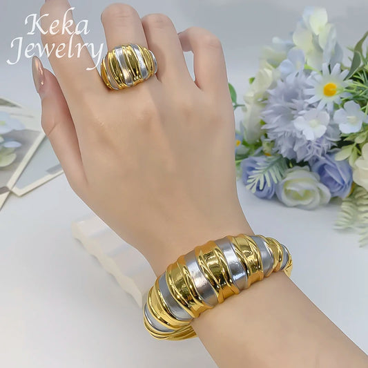 America 22K Gold Plated Jewelry Set