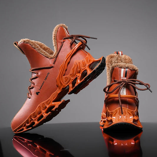 New Men's Winter Boots – Waterproof, Warm & Non-Slip