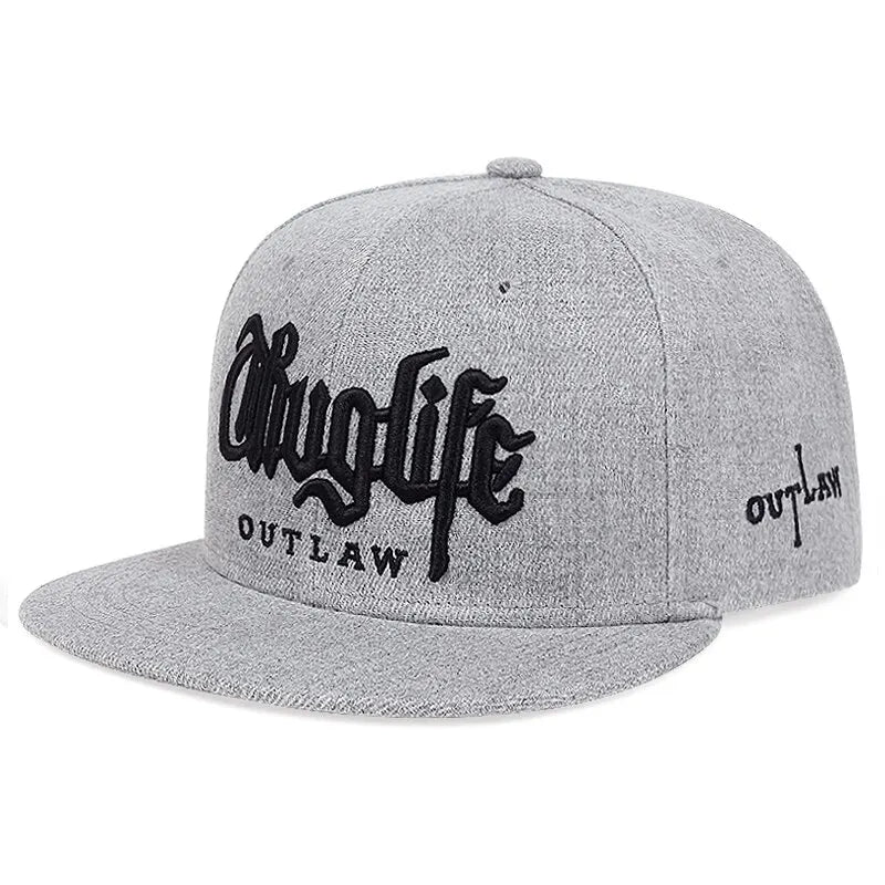 "1 Pcs Fashion Fastball CAP Thug life Embroidery Hip hop Baseball Cap Snapback