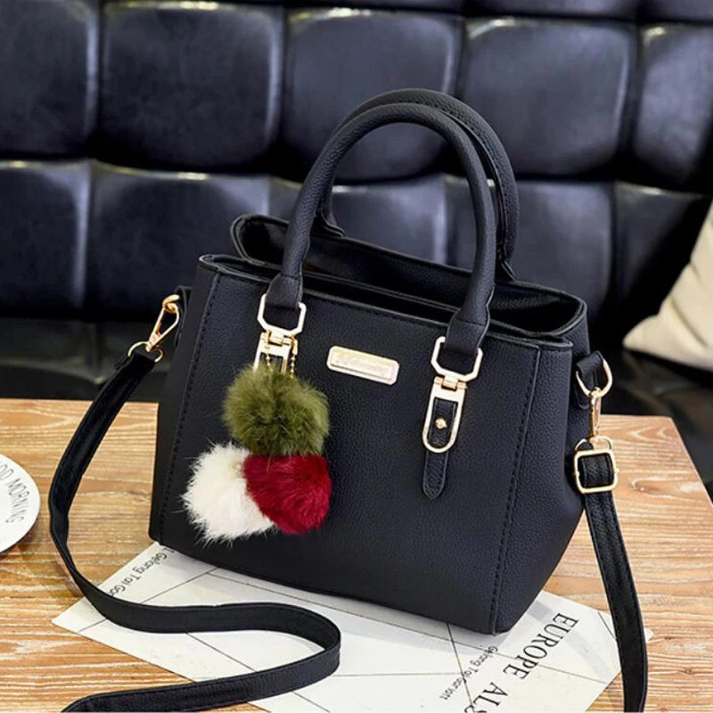 PU Leather Vintage Tassel Women’s Handbag