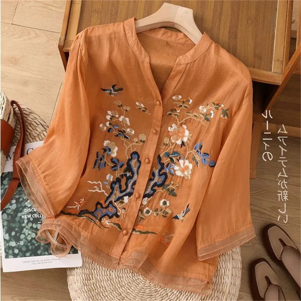 Women’s Summer Chinese National Style Cardigan