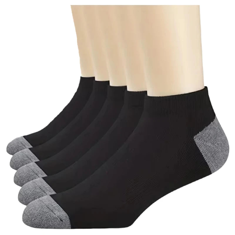 10 Pairs Breathable Cotton Sports Socks for Men – Bamboo Fiber Autumn & Winter Business Socks