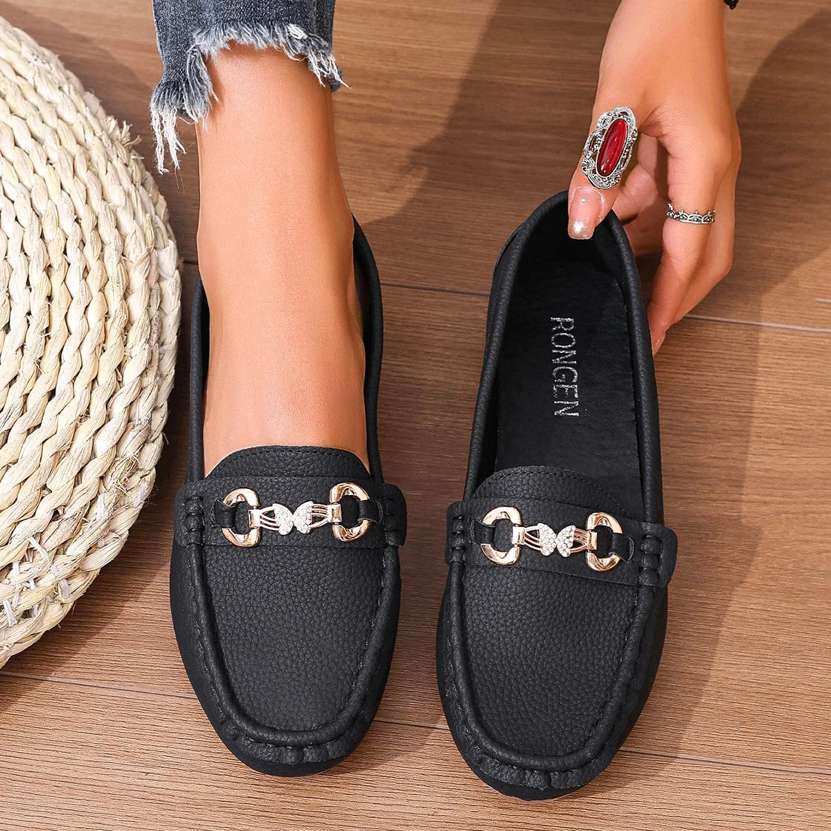 Women's Casual Slip-On Mary Jane Shoes