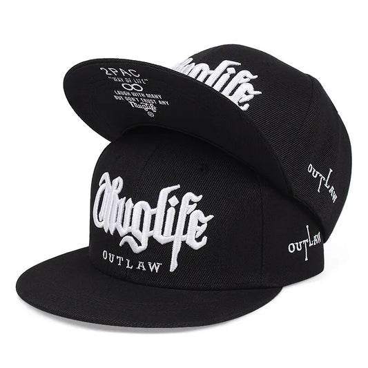 "1 Pcs Fashion Fastball CAP Thug life Embroidery Hip hop Baseball Cap Snapback