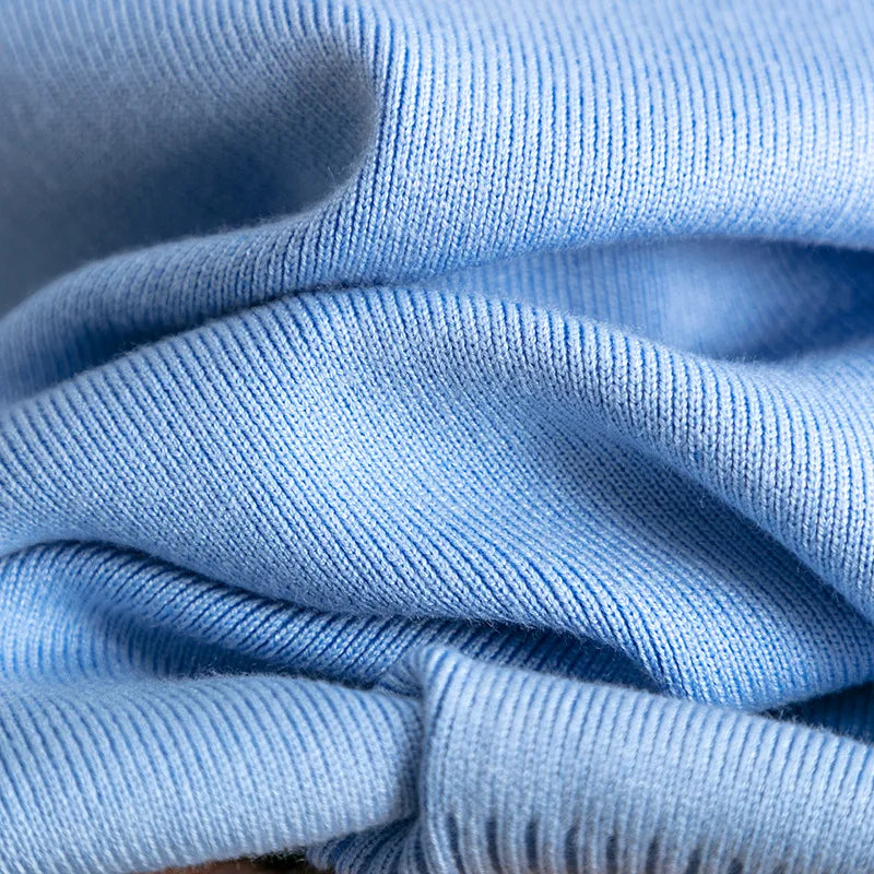 Women’s Turtleneck Knitted Skirt Suit – 2 Piece Set