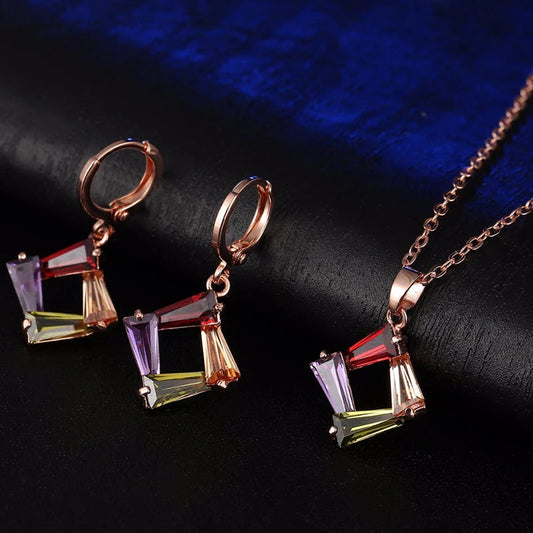 Fashion Jewelry Necklace & Earrings Set
