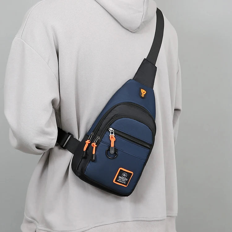 Waterproof Men's Outdoor Hiking and Biking Crossbody Shoulder Bag