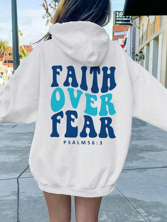 Casual Oversized Fleece Hoodie – Soft, Warm Autumn Pullover for Women