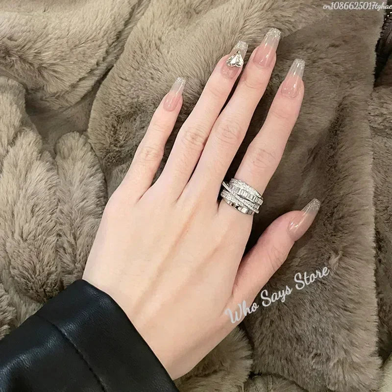 Fashion Elegant Zircon Ring