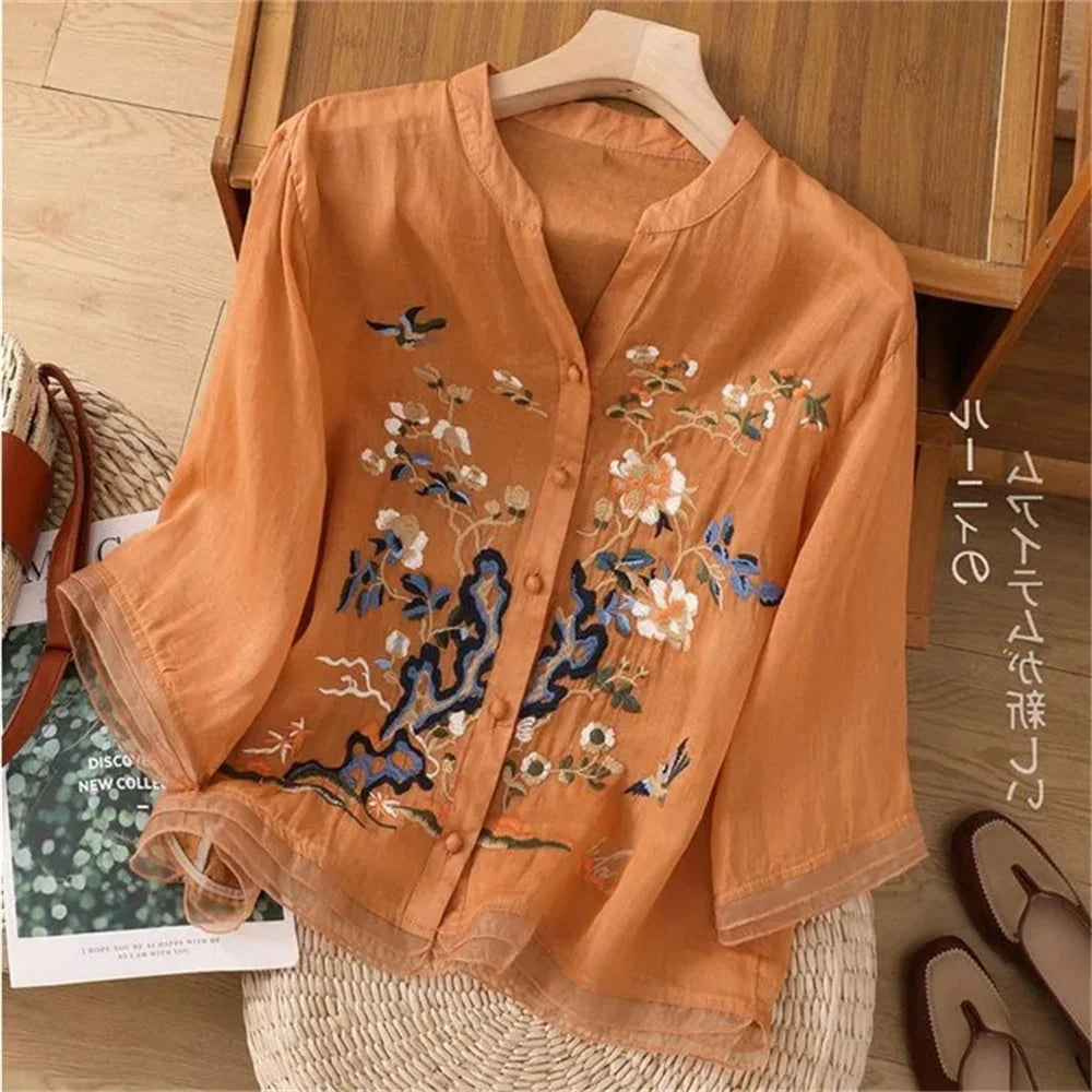 Women’s Summer Chinese National Style Cardigan