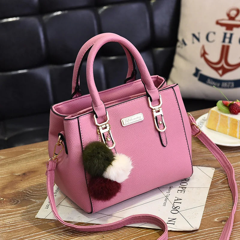 PU Leather Vintage Tassel Women’s Handbag
