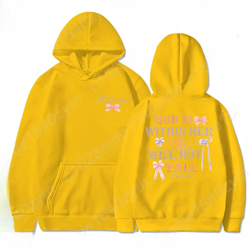 Women's Butterfly & Faith Graphic Hoodie – Harajuku Style