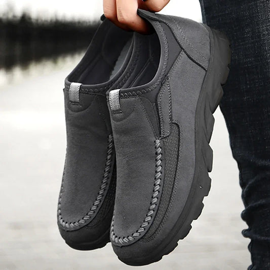 Men's Casual Breathable Loafers – Retro Handmade Sneakers