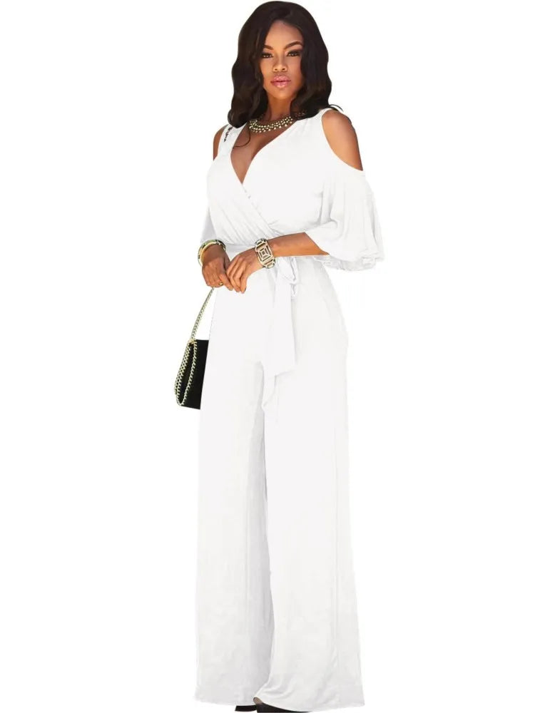 Women’s Sexy Deep V-Neck Romper