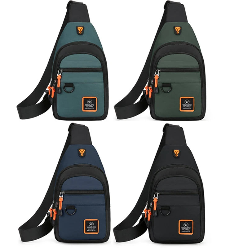 Waterproof Men's Outdoor Hiking and Biking Crossbody Shoulder Bag