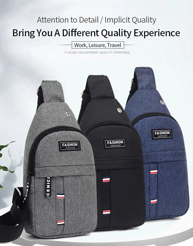 Men’s Waterproof Hip Pack – Large Capacity & Adjustable Strap