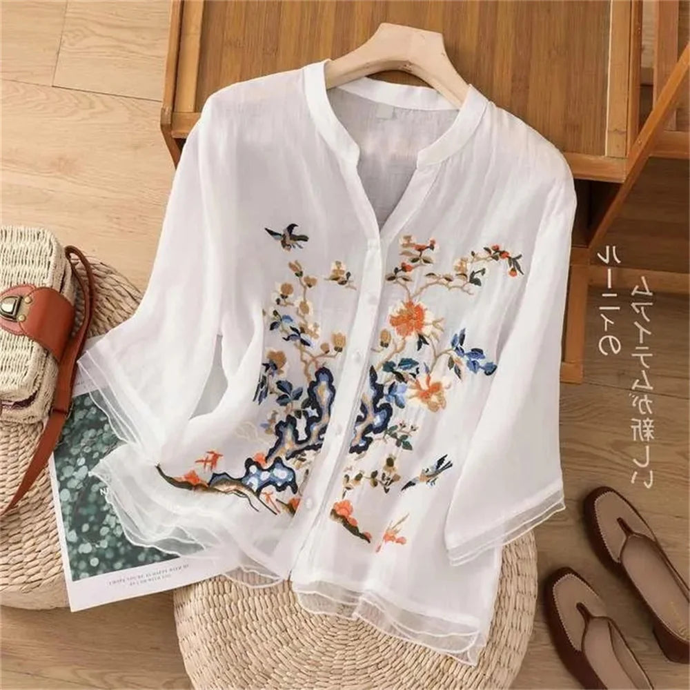 Women’s Summer Chinese National Style Cardigan