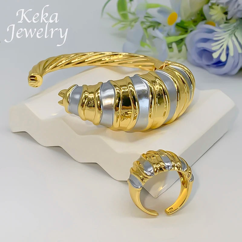 America 22K Gold Plated Jewelry Set