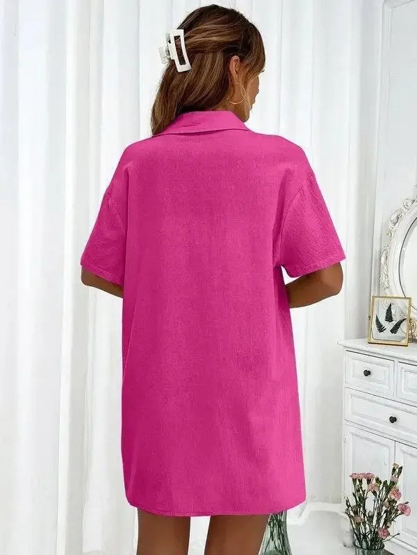 Stay Cool & Stylish This Summer – Women's Cotton Linen Two-Piece Set