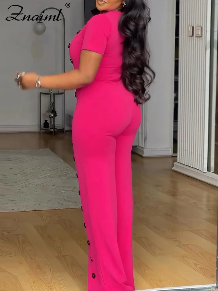 Znaiml Women’s Elegant Long Jumpsuit