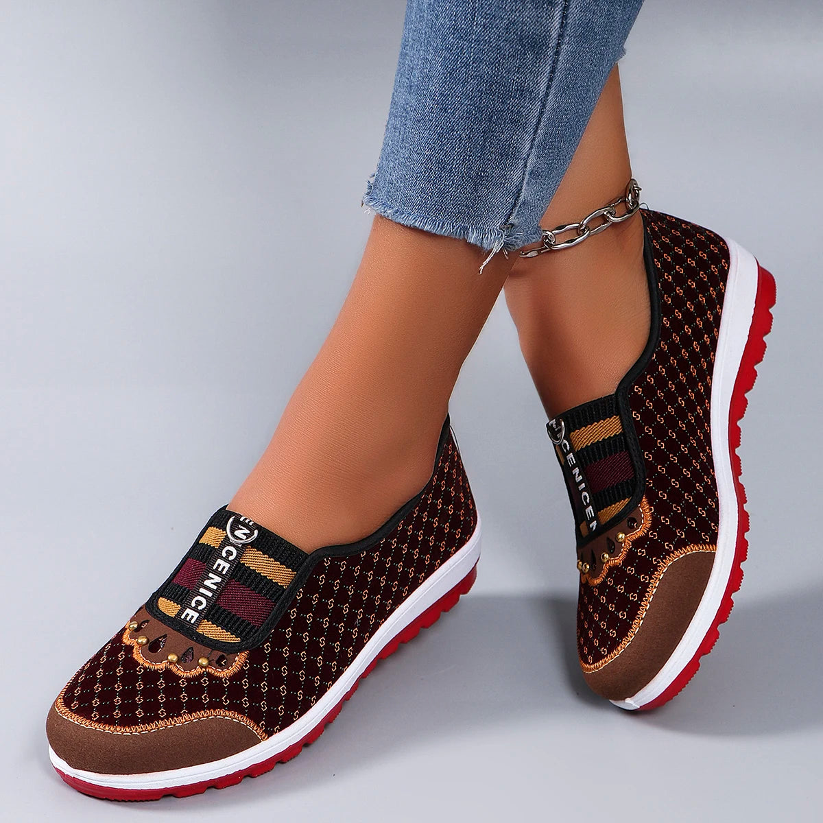Women’s Summer Breathable Mesh Flat Sneakers