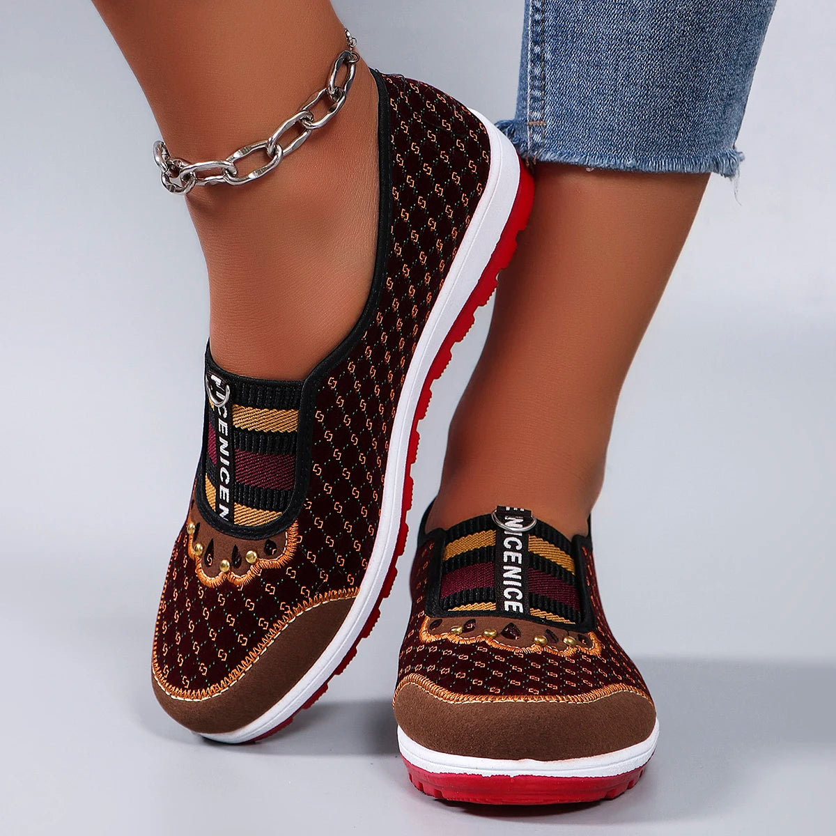 Women’s Summer Breathable Mesh Flat Sneakers