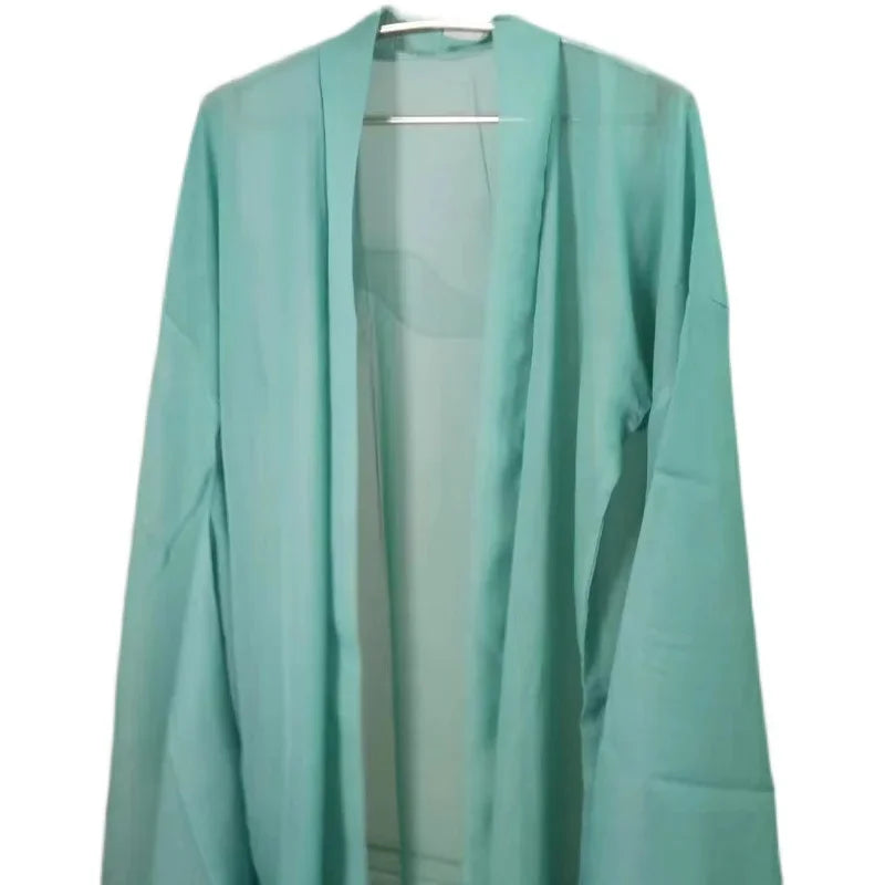 Traditional Hanfu Overcoat Chiffon Cardigan Cloak