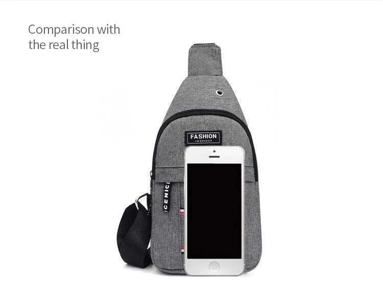 Men’s Waterproof Hip Pack – Large Capacity & Adjustable Strap