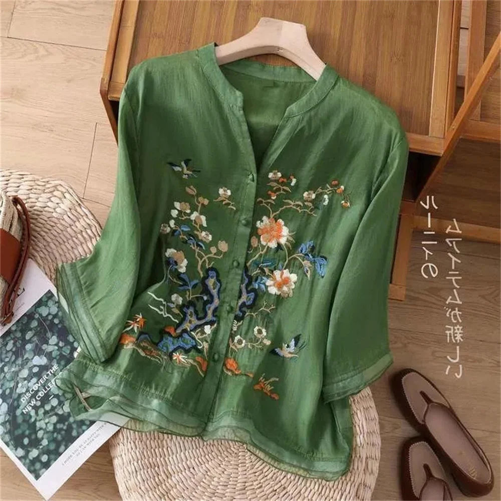 Women’s Summer Chinese National Style Cardigan
