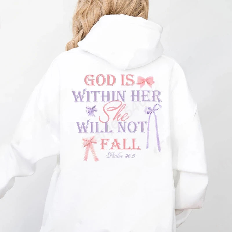 Women's Butterfly & Faith Graphic Hoodie – Harajuku Style
